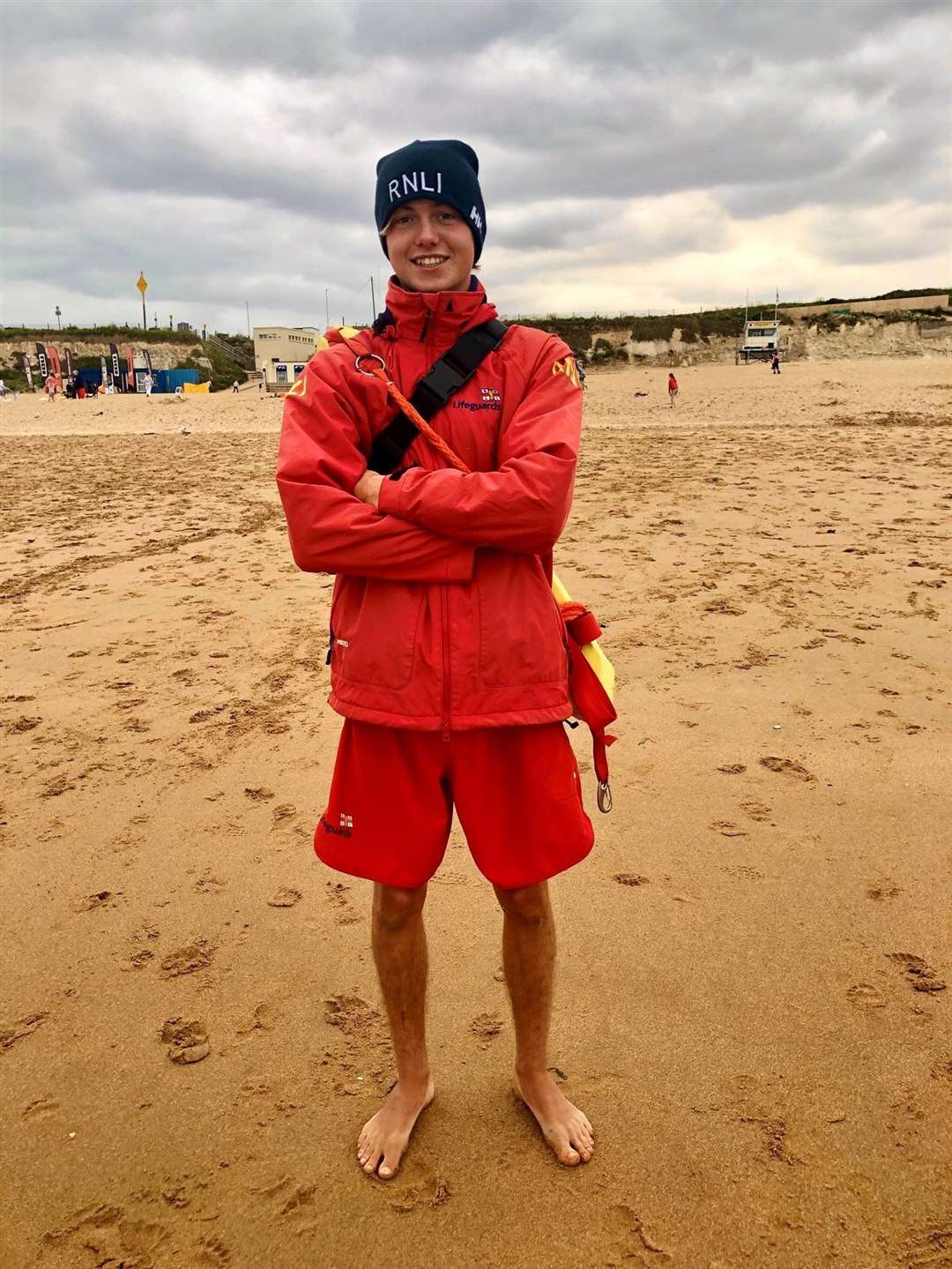 Lifeguard Mowgli Palmer. Picture: RNLI