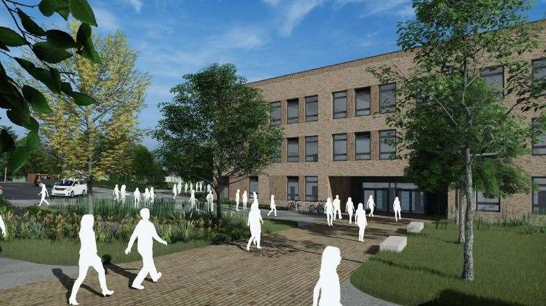 An artist's impression of Maritime Academy in Strood. Picture: The Heritage Design and Development LTD