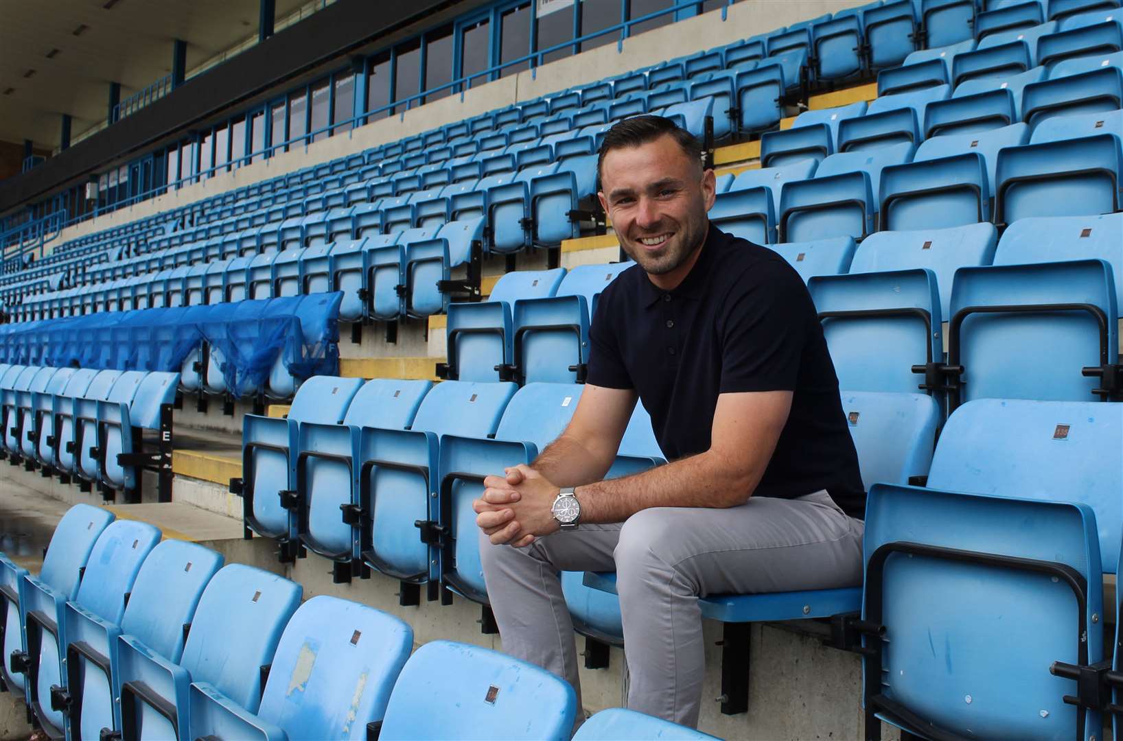 Gillingham's first-team coach Peter Gill Picture: GFC