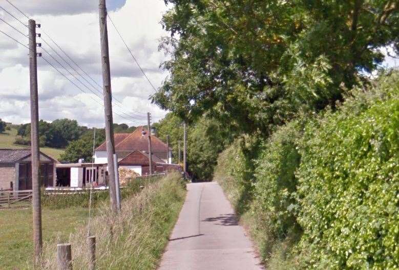 An injured woman was found in Underhill Road in Cheriton, Folkestone after a serious assault. Picture: Google