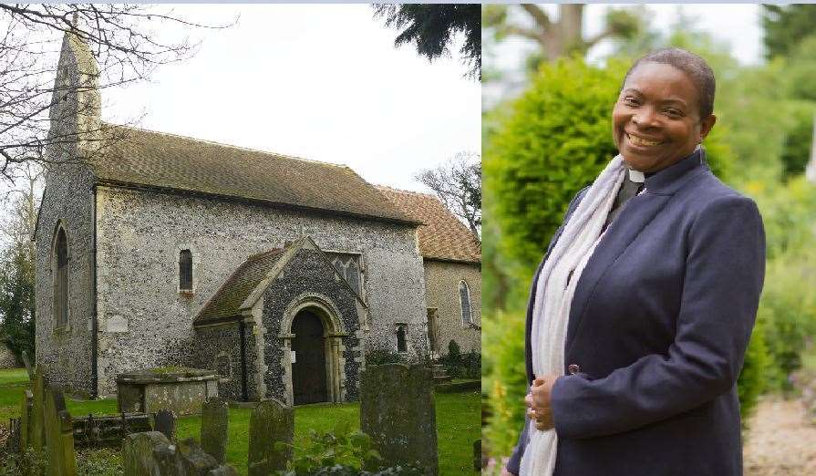 The Bishop of Dover the Rt Rev Rose Hudson-Wilkin was due to mark the 900 year anniversary of Blessed Mary Church, Walmer