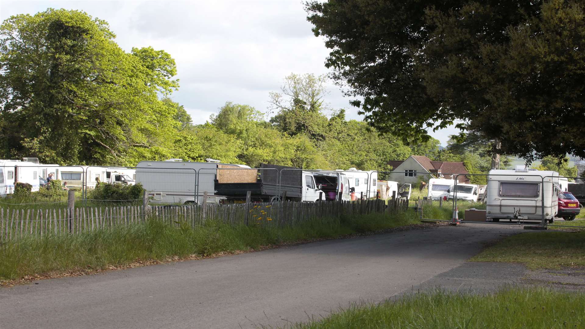 Travellers have moved on to land off Hermitage Lane