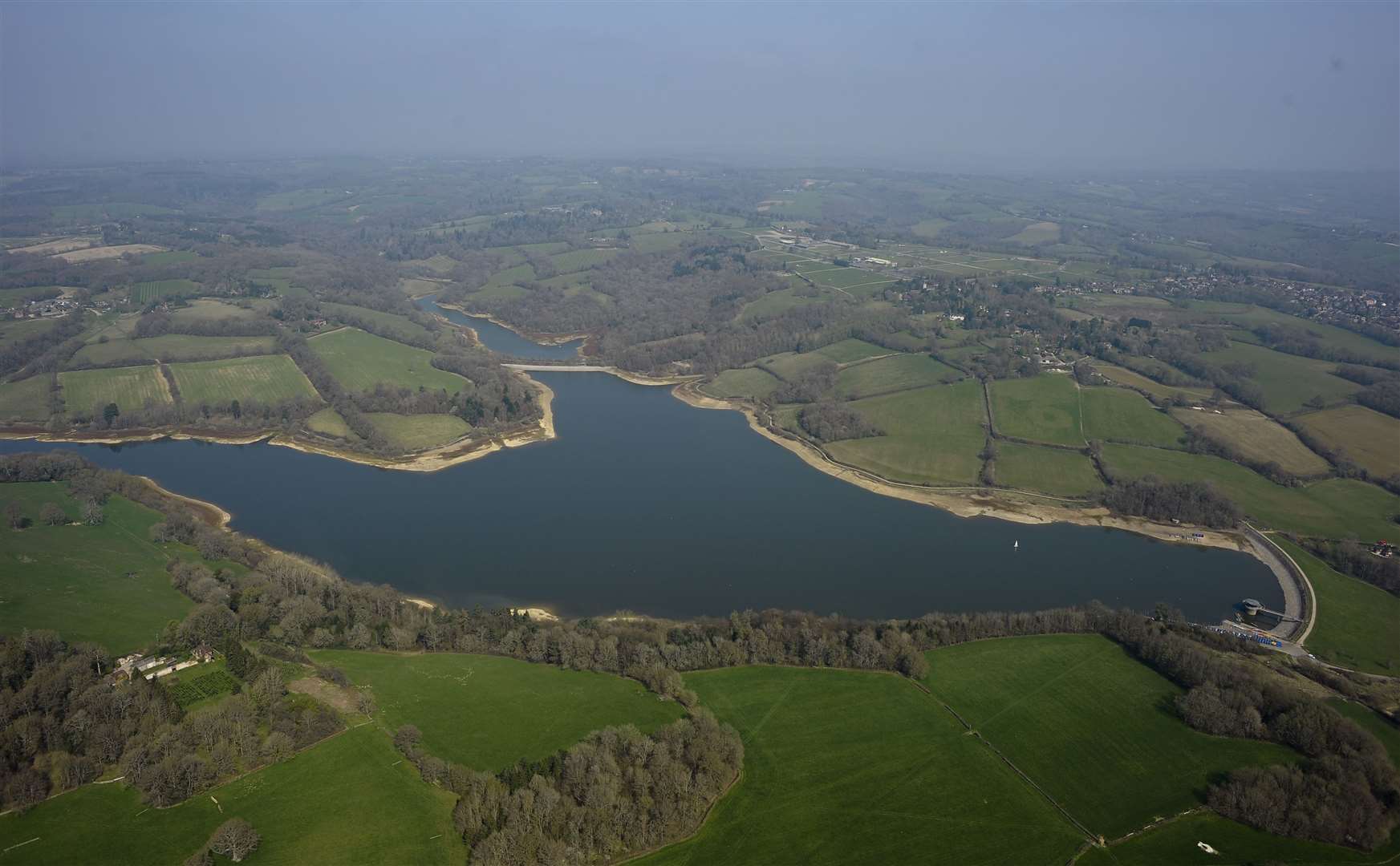 Ardingly reservoir in West Sussex which is how the Broad Oak reservoir could look