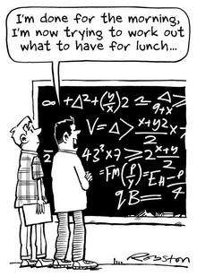 Maths Cartoon for travelling salesman problem