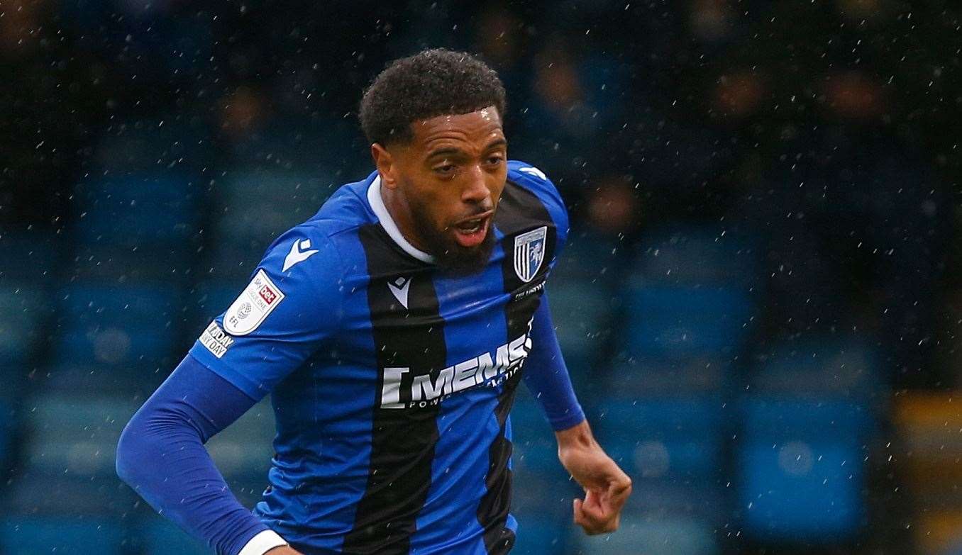 Vadaine Oliver was back for Gillingham at MK Dons