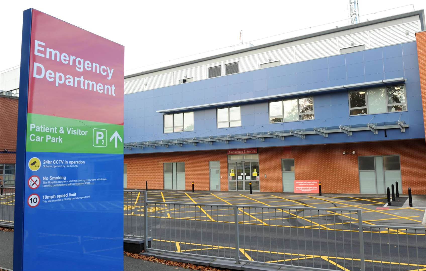 The hospital's new emergency department opens this morning