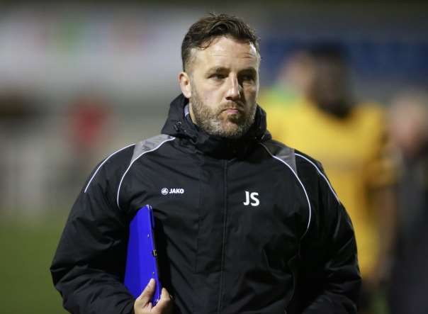 Maidstone United manager Jay Saunders Picture: Martin Apps