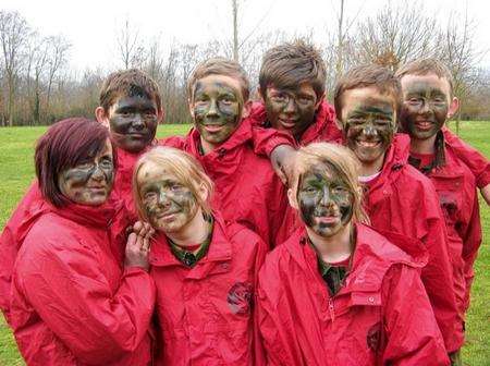 Youngsters from Herne Bay and Canterbury are put through their paces on the Challenger Troop boot camp near Chartham.