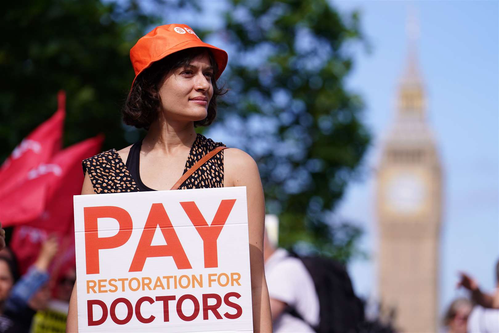 Junior doctors went on strike for five full days from June 27 (Jordan Pettitt/PA)