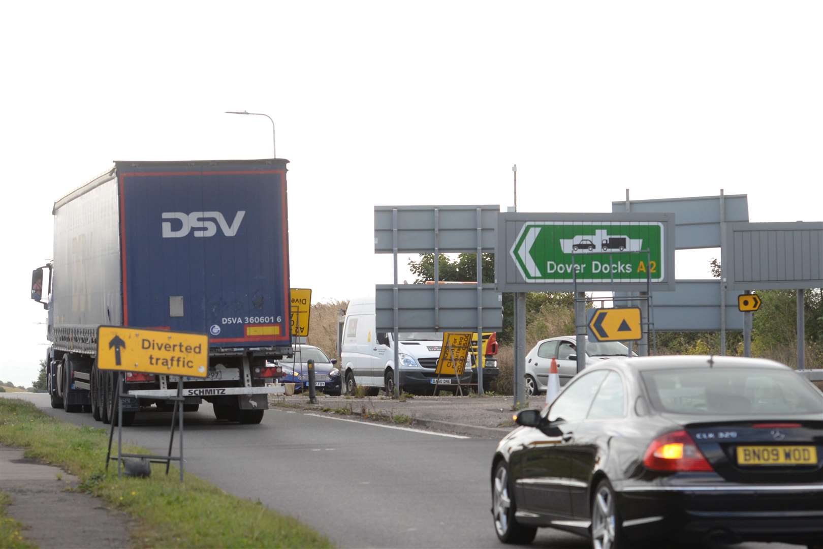 Jubilee Way leading to Dover docks. Stock picture: Chris Davey