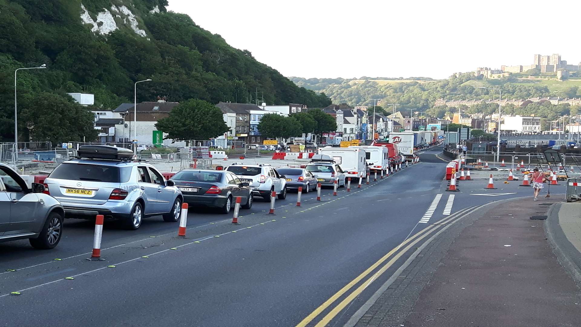 The grind of traffic for holidaymakers Black Saturday, July 23, 2016.