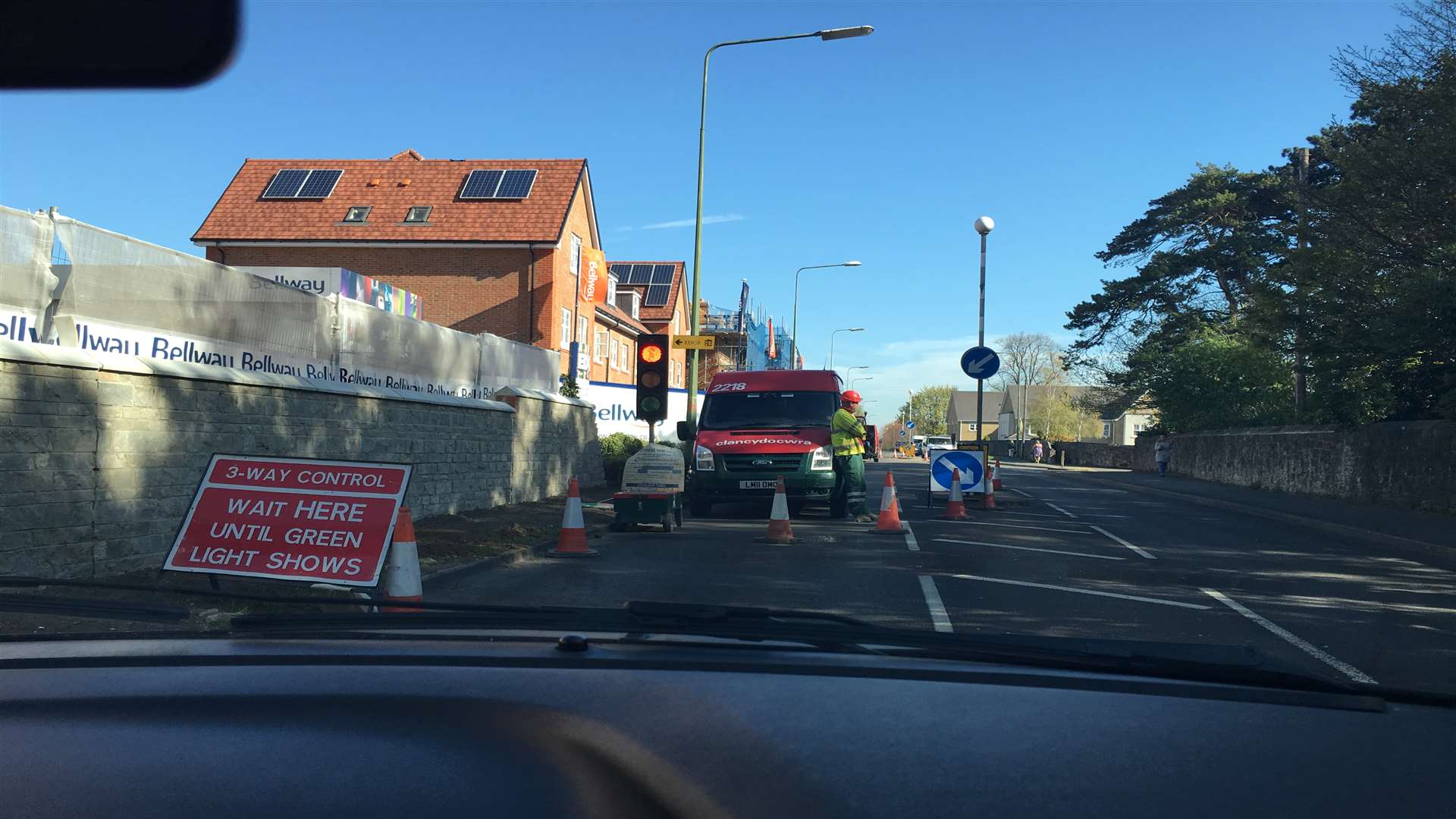 Queues in Hermitage Lane