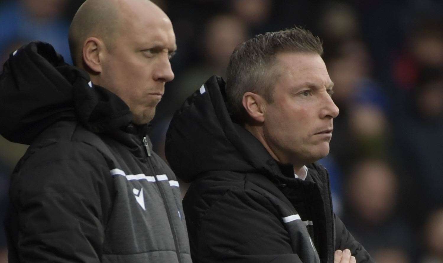 Gillingham manager Neil Harris was pleased to see the effort of his players at Morecambe