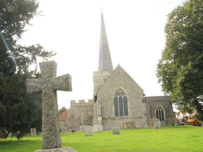 The graveyard at Hoo St Werburgh Church is filling up