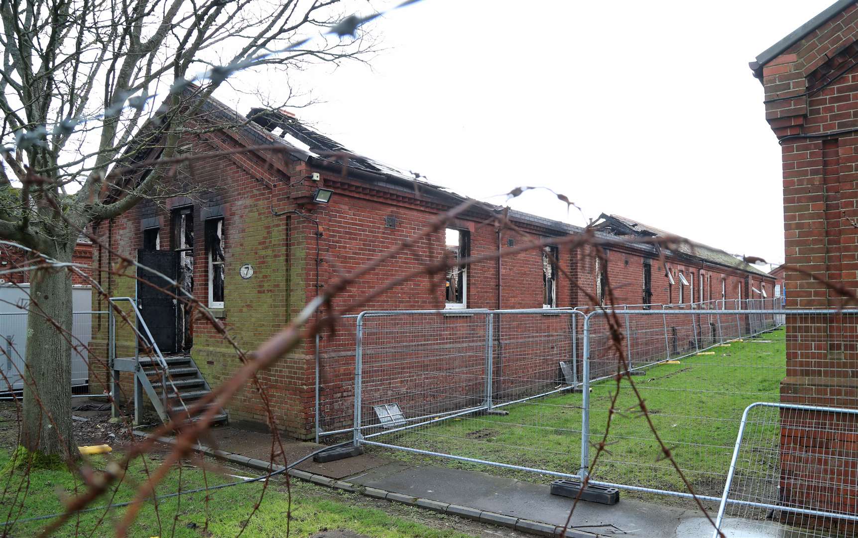 Napier Barracks in Folkestone (Gareth Fuller/PA)