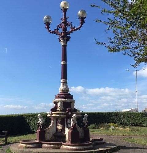 The Sidney Cooper Weston Fountain is the only one of its kind