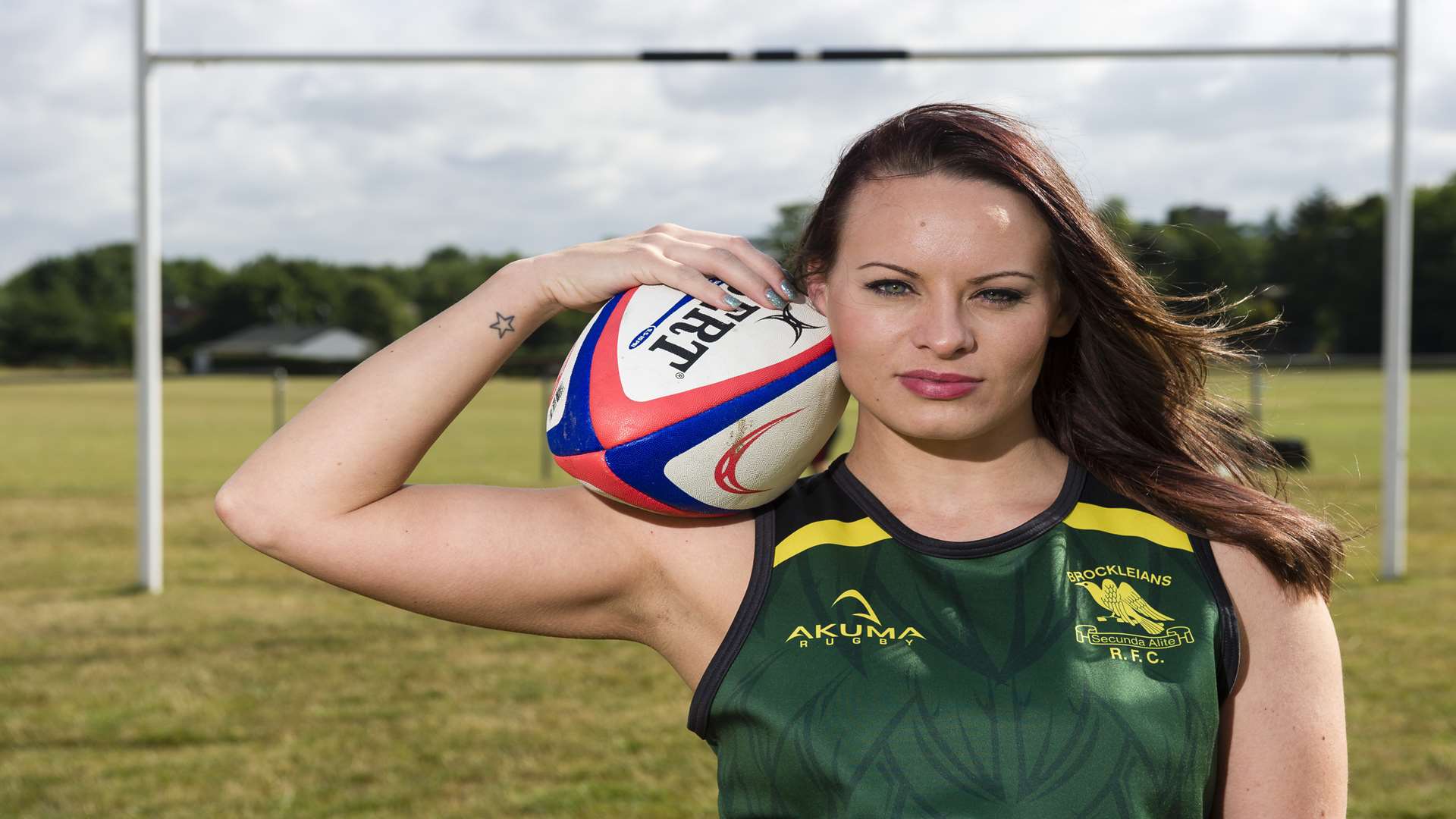 Rugby player Toni Burrows is bidding to be crowned Face of the Globe