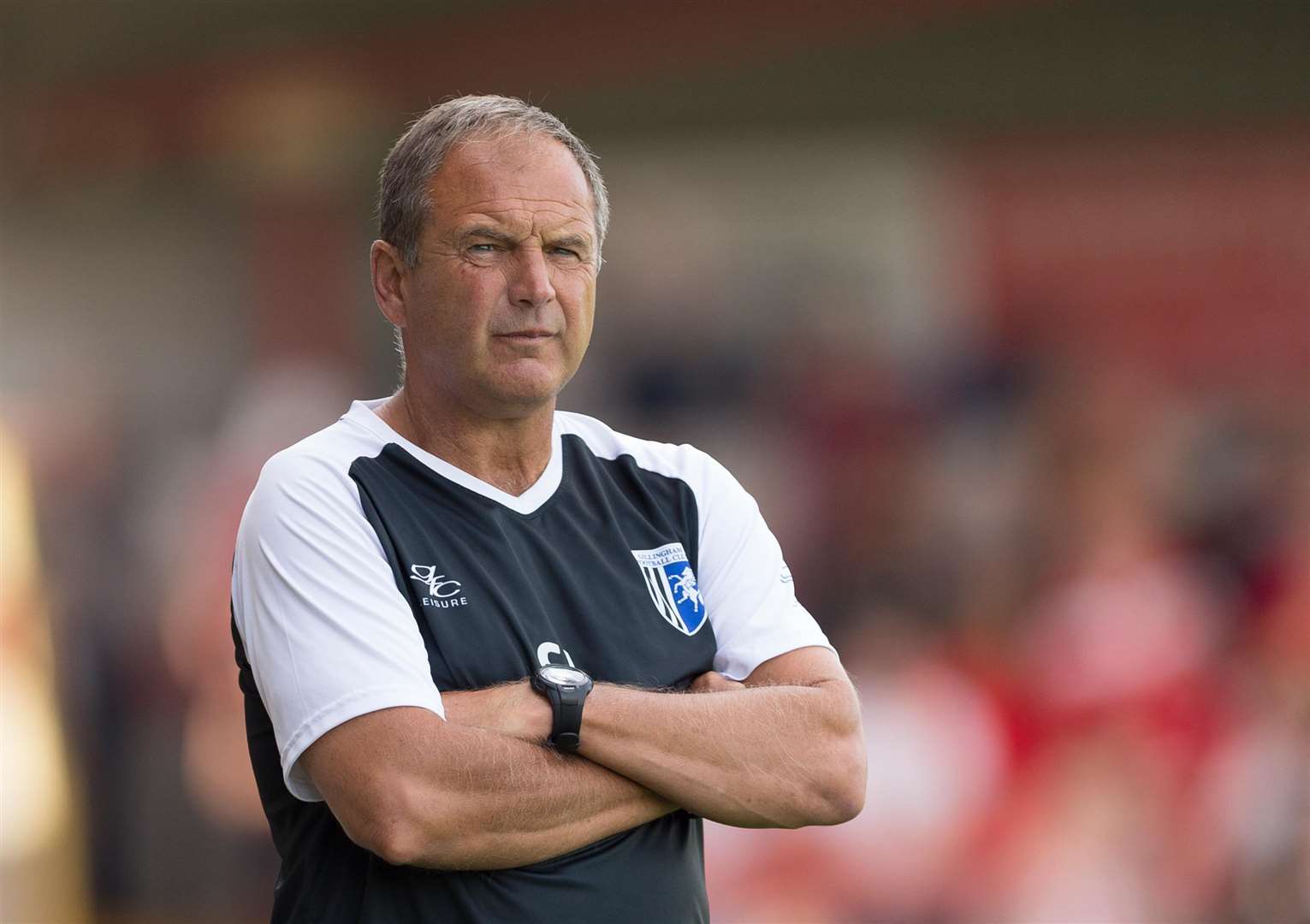 Gillingham FC 2018-19 Season.Accrington Stanley vs Gillingham, 4th August 2018.Steve Lovell. (5561229)