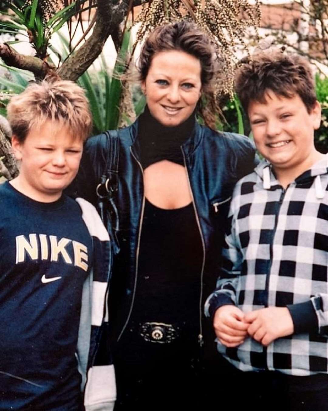 Niall Dunn (right) and his mother Charlotte Charles (centre) both received responses from the Prime Minister on Tuesday (Family Handout/PA)