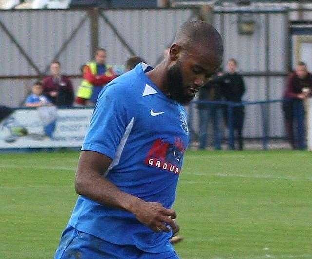 Herne Bay forward Zak Ansah