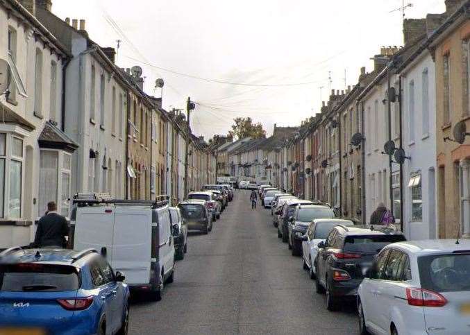Police seized cocaine and cash at a property in Dale Street, Chatham. Photo: Google