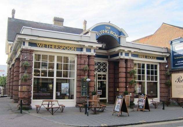 The attack happened outside the Flying Boat in Spital Street, Dartford. Picture: Google