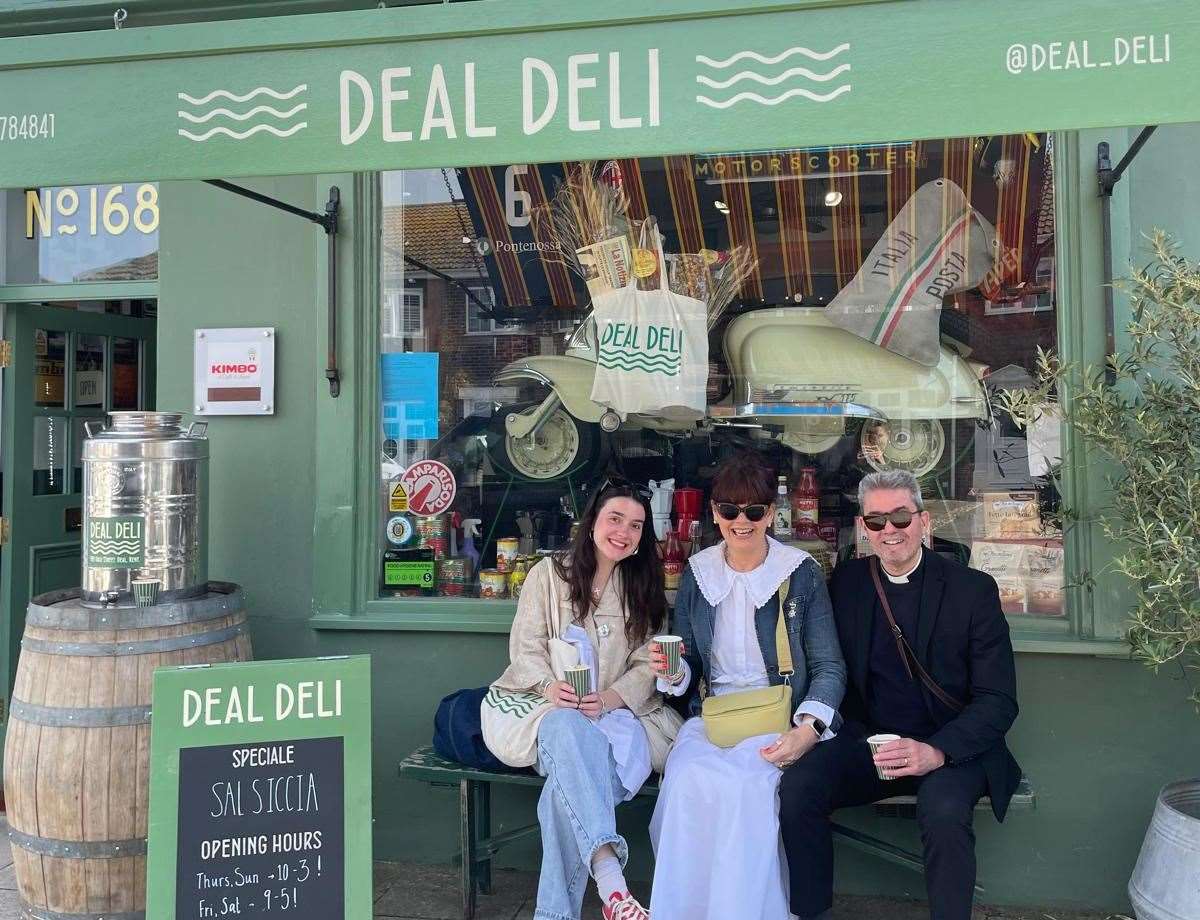 Craig Selby, owner of Deal Deli in Deal, which opened in December. Picture: Craig Selby