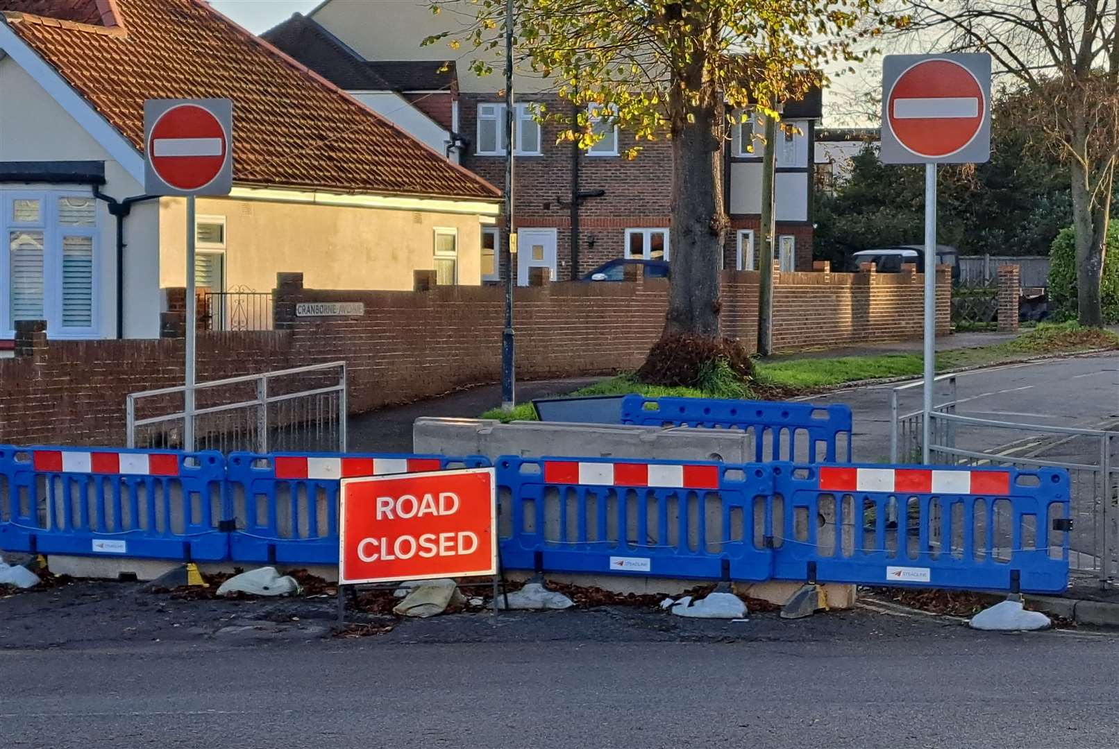 Cranborne Avenue is closed to traffic