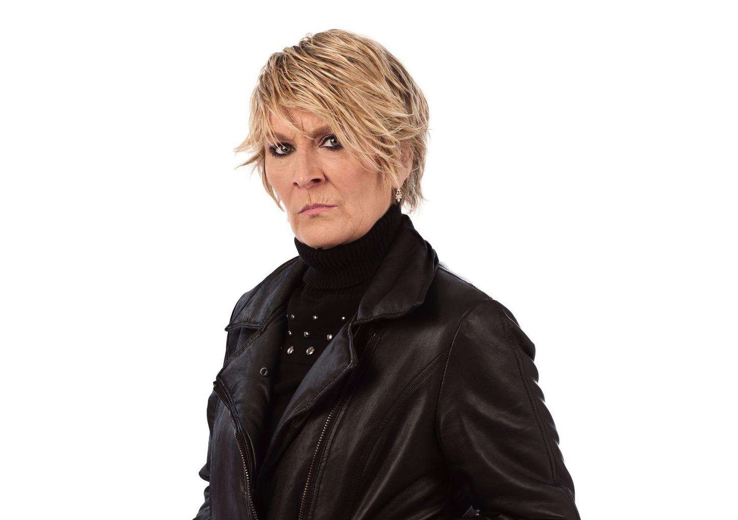 Holly Carden was told she looked like Shirley Carter from Eastenders, played by Linda Hendry. Picture: BBC