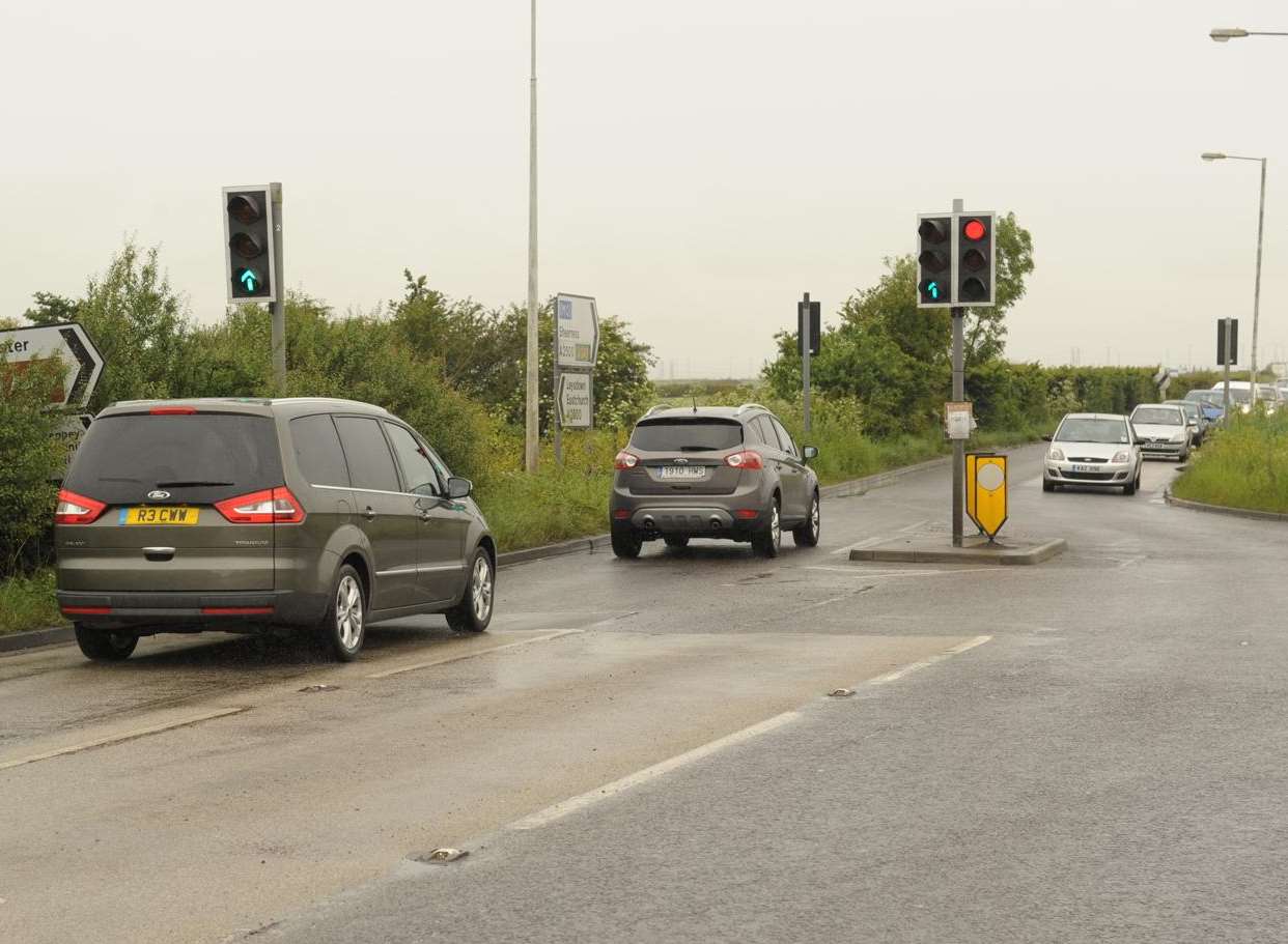 Barton Hill Drive and Lower Road junction