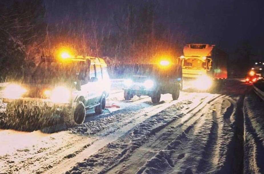 South East 4x4 Response team were out in force towing people out of snow and getting nurses and doctors to work at Medway Maritime Hospital in Gillingham during 2018's Beast from the East