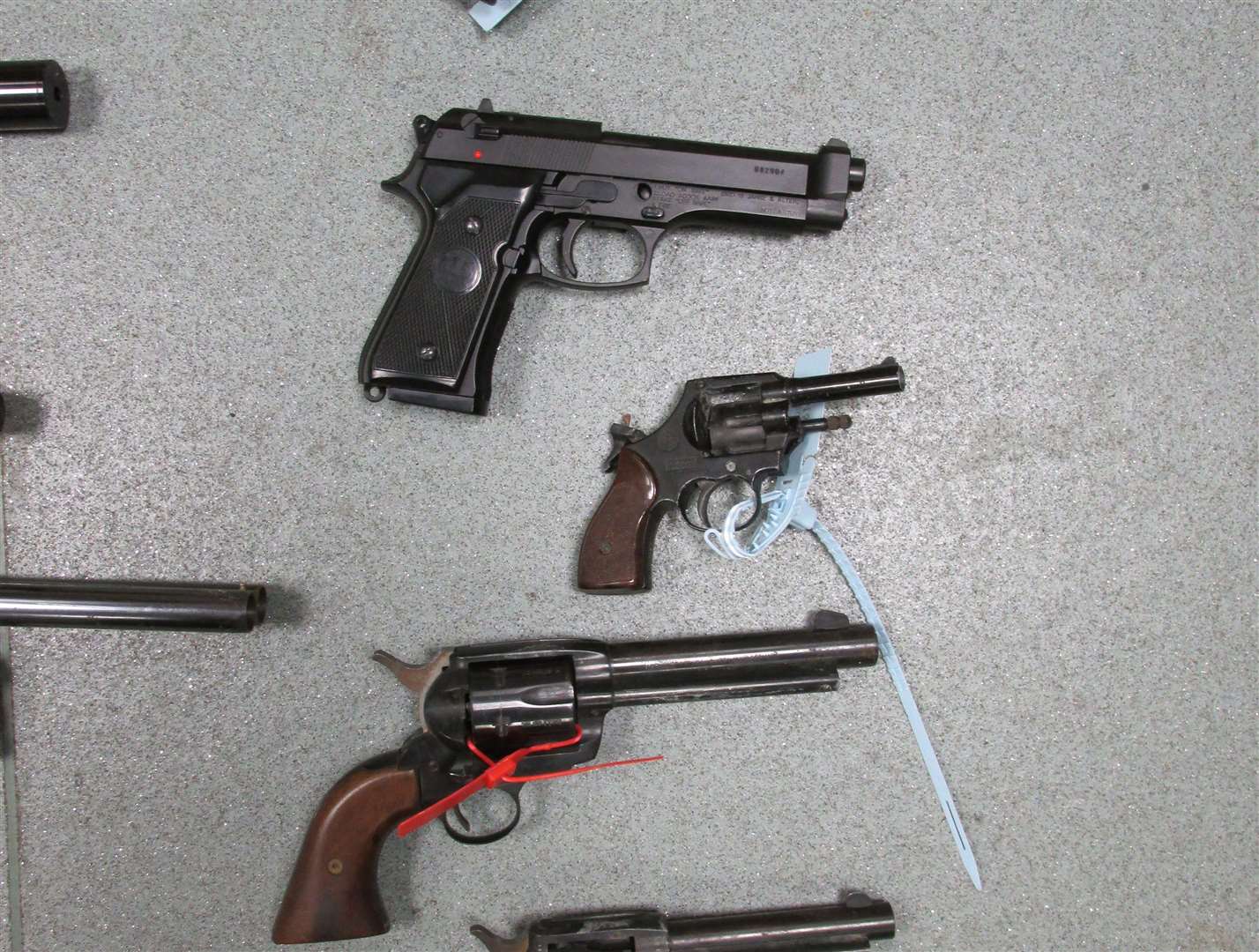Firearms previously surrendered to Kent Police. Picture: Kent Police