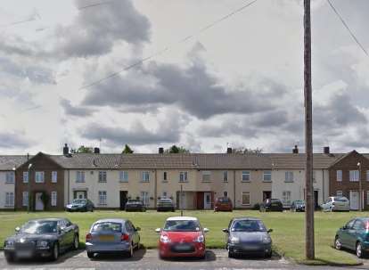 Leeds Square, Twydall. Google Maps image.