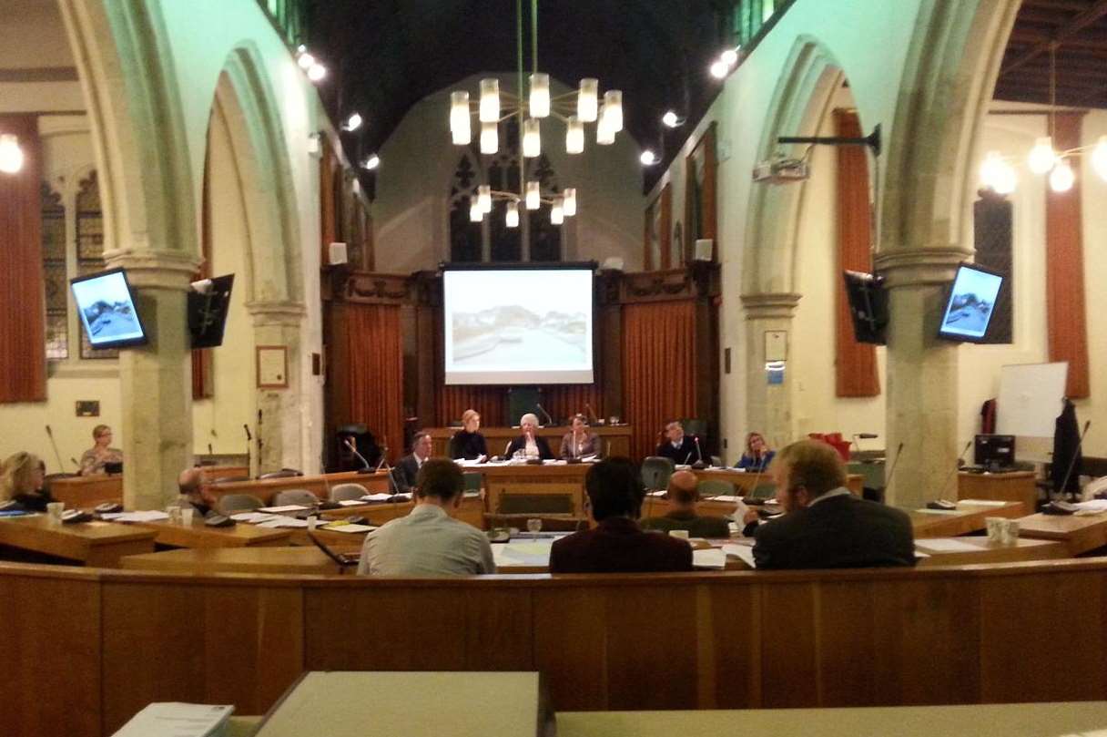 The council meets at Canterbury's Guildhall