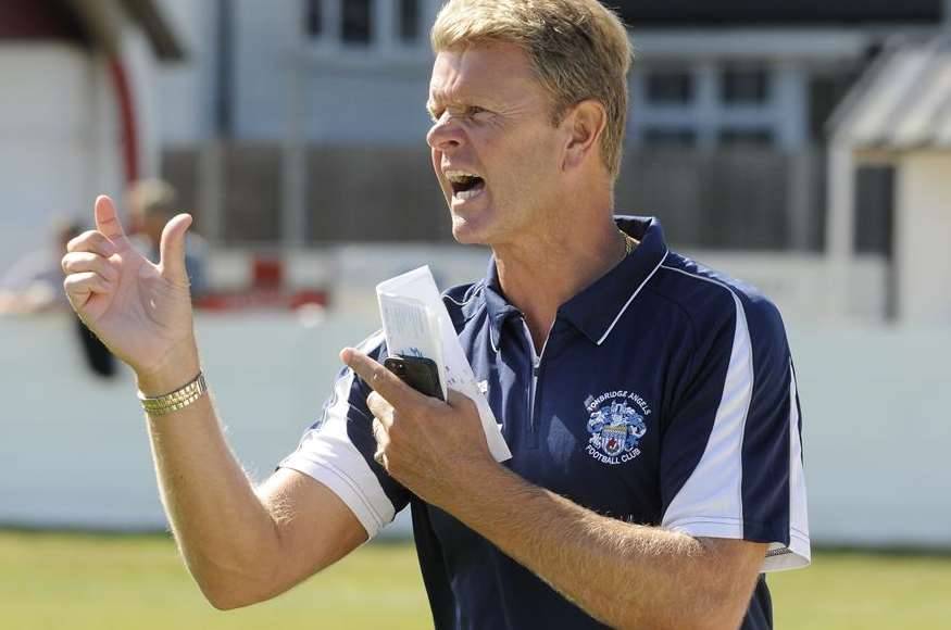 Tonbridge Angels manager Tommy Warrilow