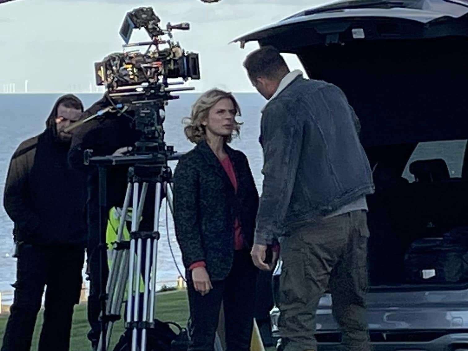 Silent Witness Stars Emilia Fox And David Caves Seen Shooting On The Isle Of Sheppey