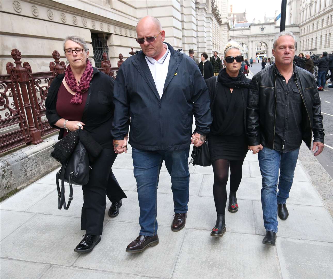 The family of Harry Dunn (Jonathan Brady/PA)