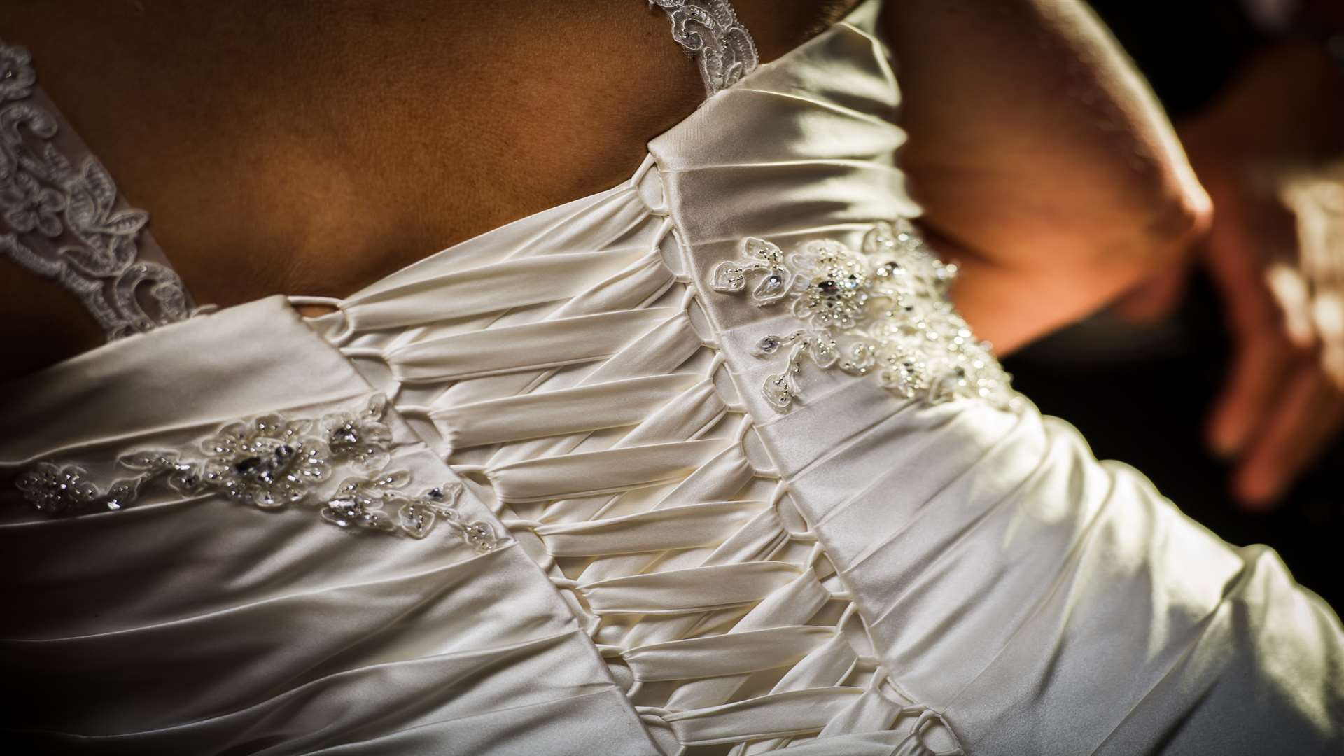 Paulette Pattenden in her wedding dress