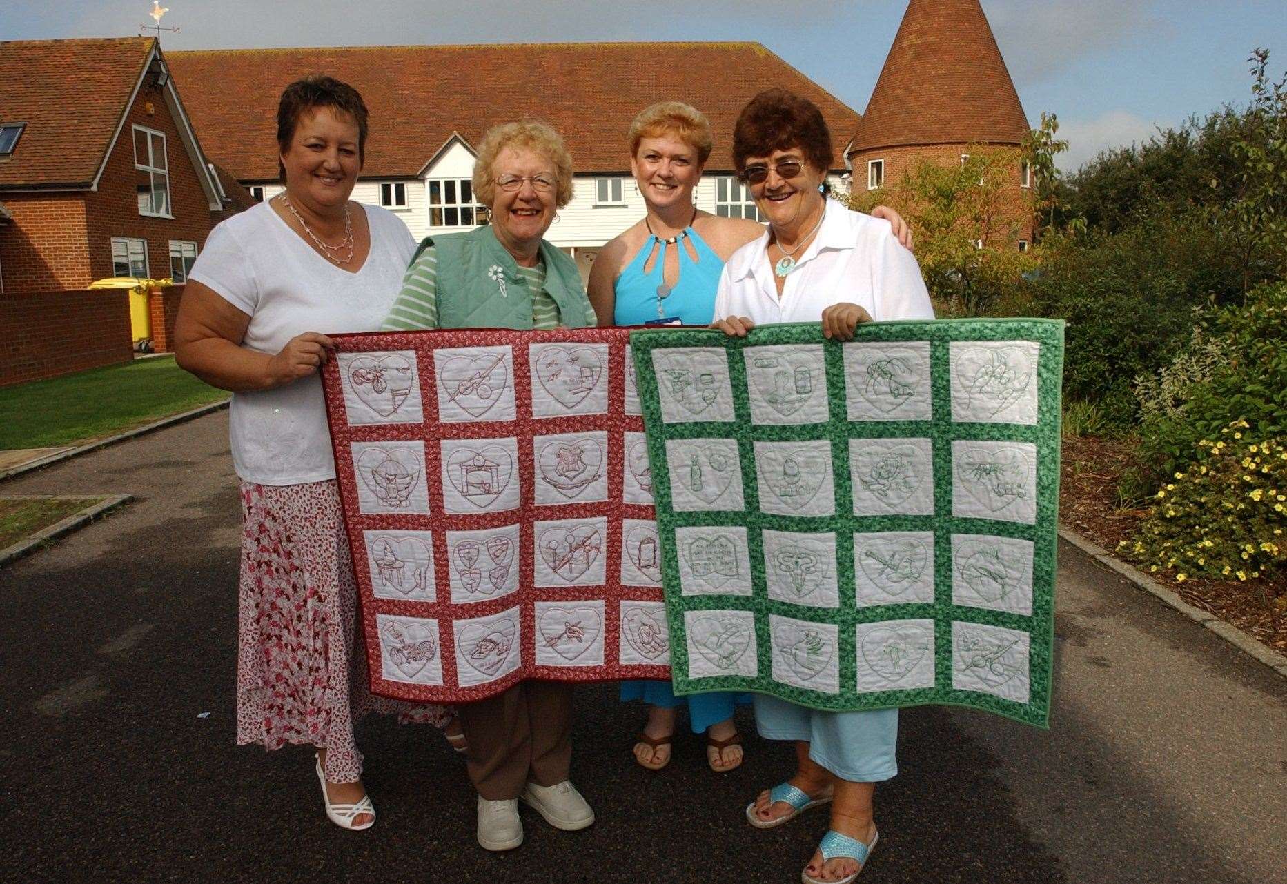 Lavinia (third from left) seen here at a Demelza open day in 2006. Picture: Barry Crayford