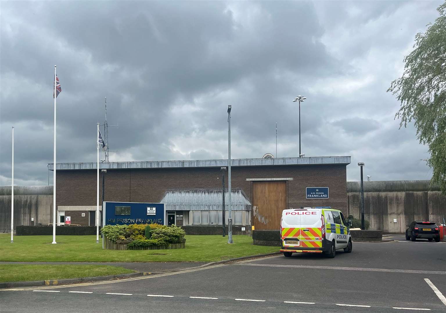 HMP Frankland in Durham where Selamaj smashed up his cell (Tom Wilkinson/PA)