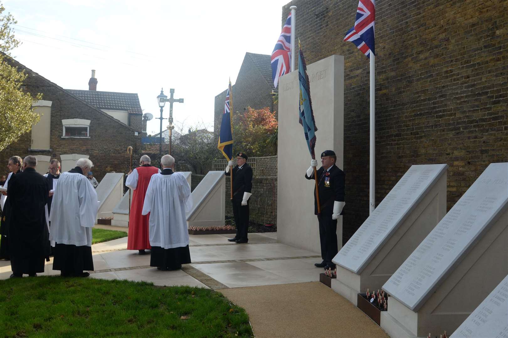 There are plans to move the Faversham war memorial to the nearby Memorial Gardens