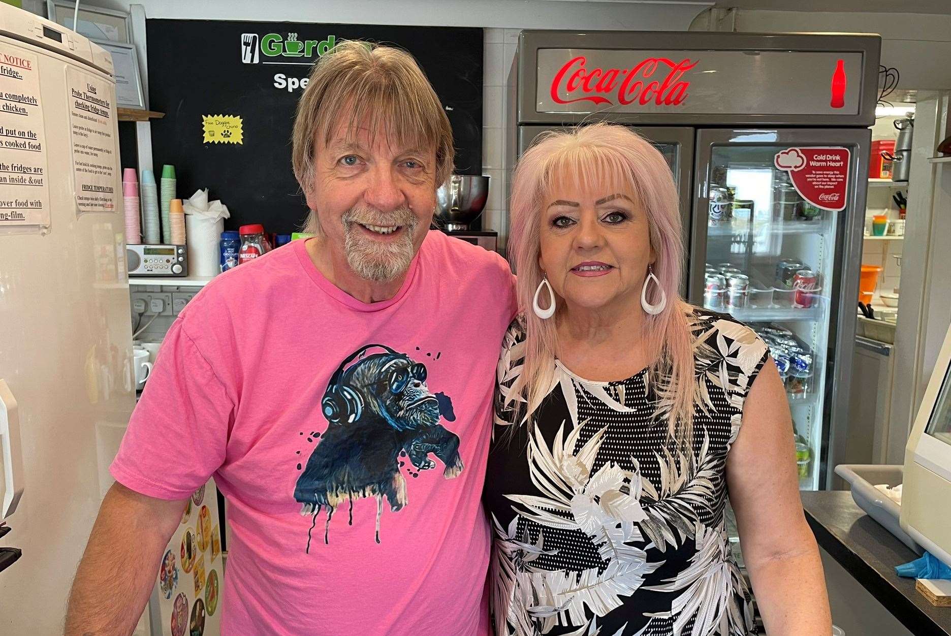 Owners of the Steve and Bub Howe The Coastal Park Garden Cafe in Leysdown. Picture: Joe Crossley