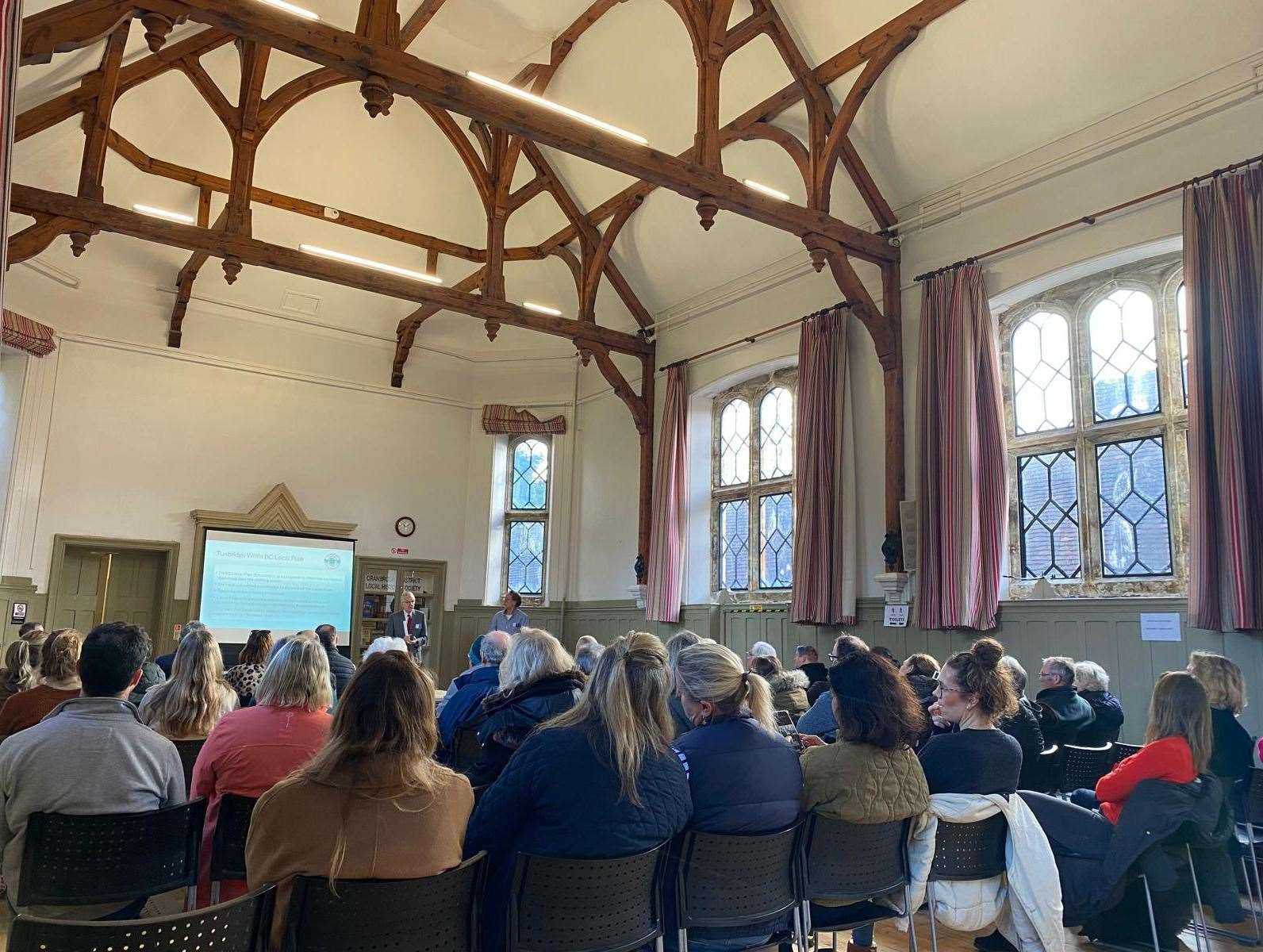 The Support Weald Schooling meeting in the Vestry Hall