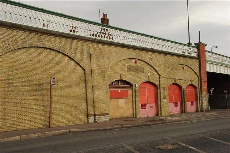 The old fire station in Chatham before work started to transform it. Picture: Steve Crispe (7749006)