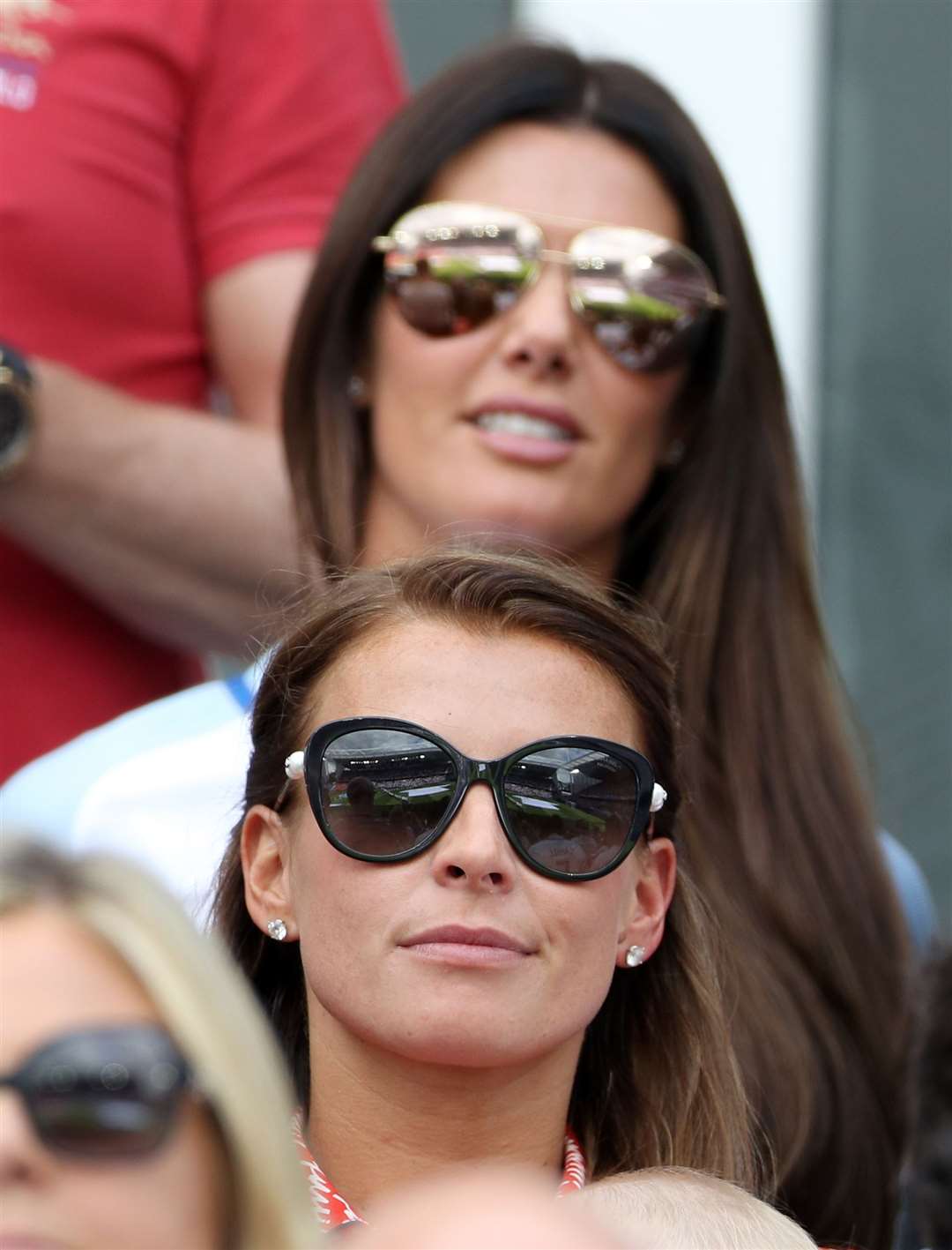 Coleen Rooney, bottom, accused Rebekah Vardy, top, of selling stories from her private Instagram account to the tabloids (John Walton/PA)