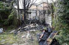 Damage after fire in Haig Avenue and Huntsman Close Rochester