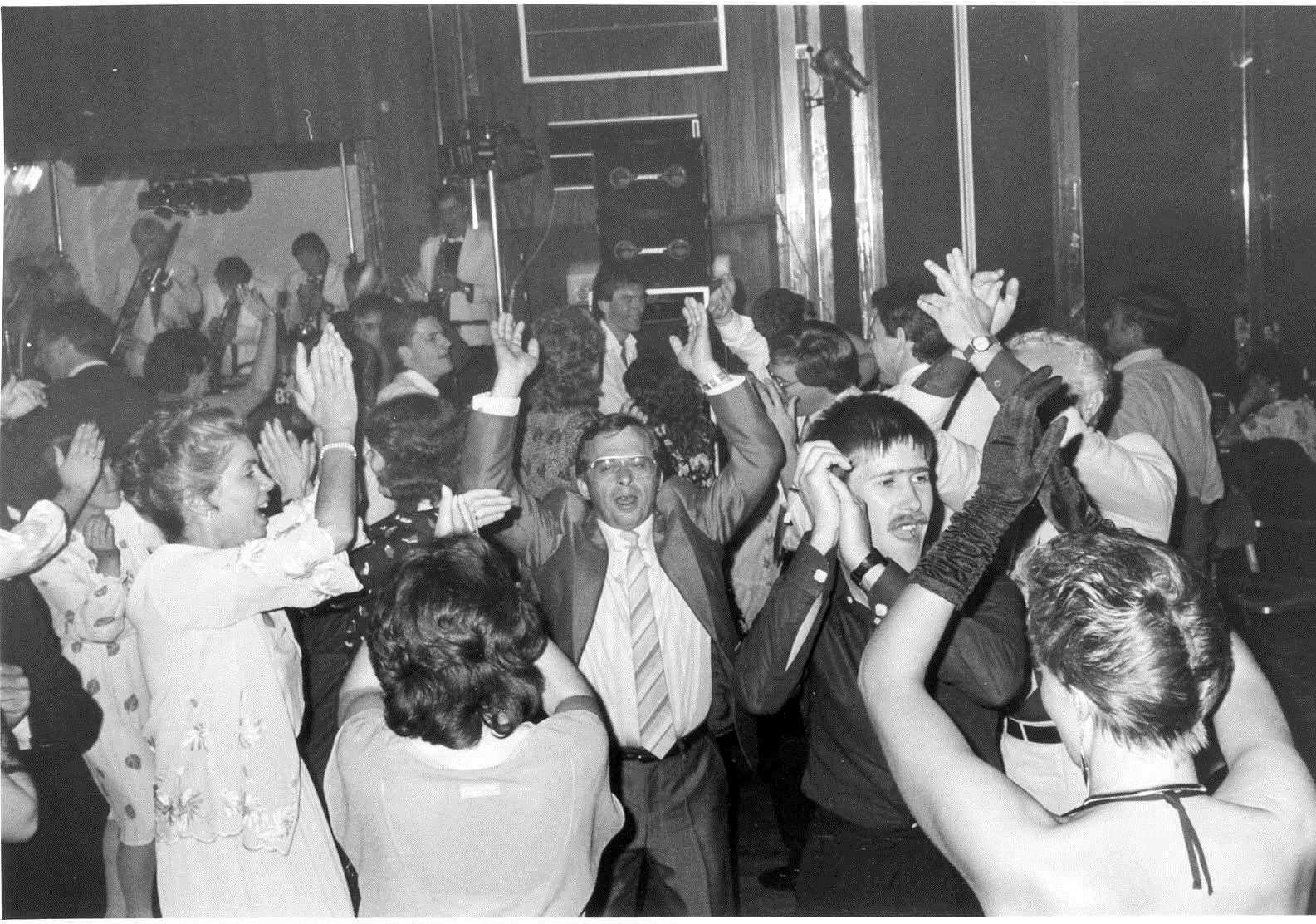 The Kent Messenger Social Club Dinner Dance at the Royal Star Hotel, Maidstone, in 1986