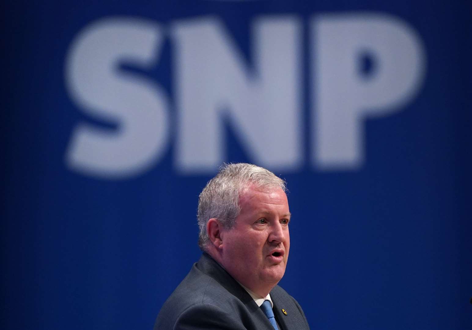 Ian Blackford made his first appearance at Prime Minister’s Questions since stepping down as SNP Westminster (Andrew Milligan/PA)