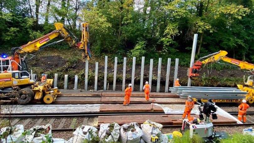 Embankment works between Tunbridge Wells and Hastings will be taking place from Friday, April 7 to Saturday, April 15