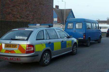 A lorry driver was assaulted in Brookfield Court, Ashford